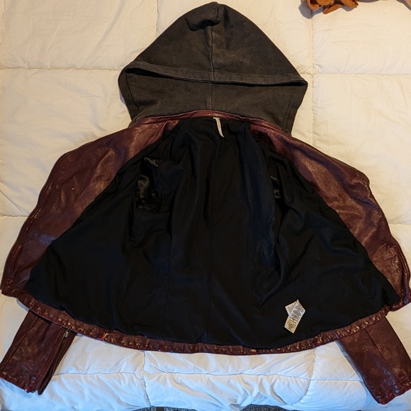 Free People Faux Leather Moto Jacket - Picture 11 of 12